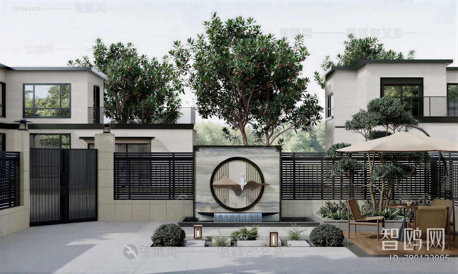New Chinese Style Courtyard/landscape