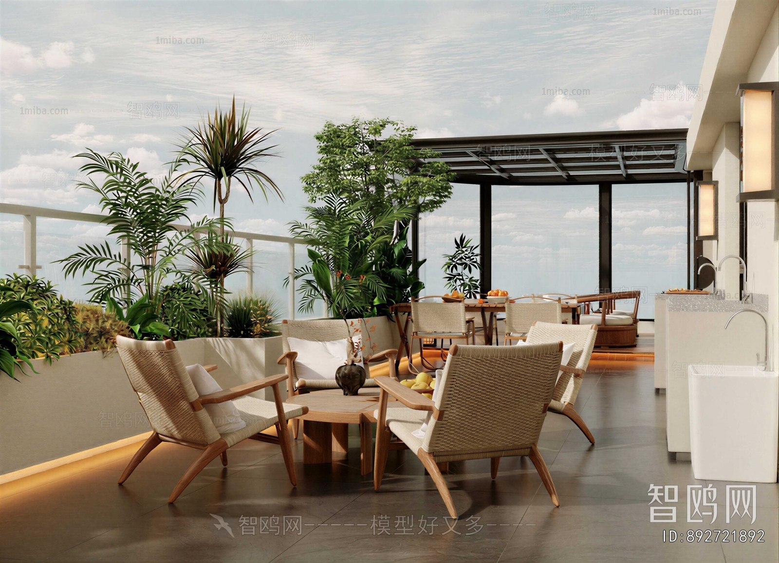 Modern Leisure Balcony