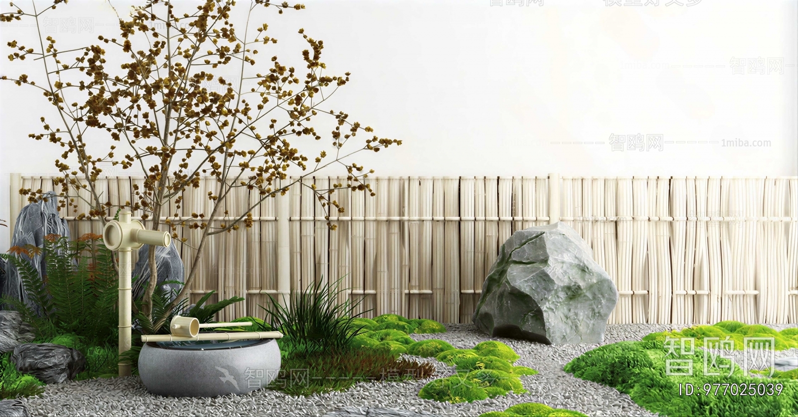 New Chinese Style Rockery Waterscape