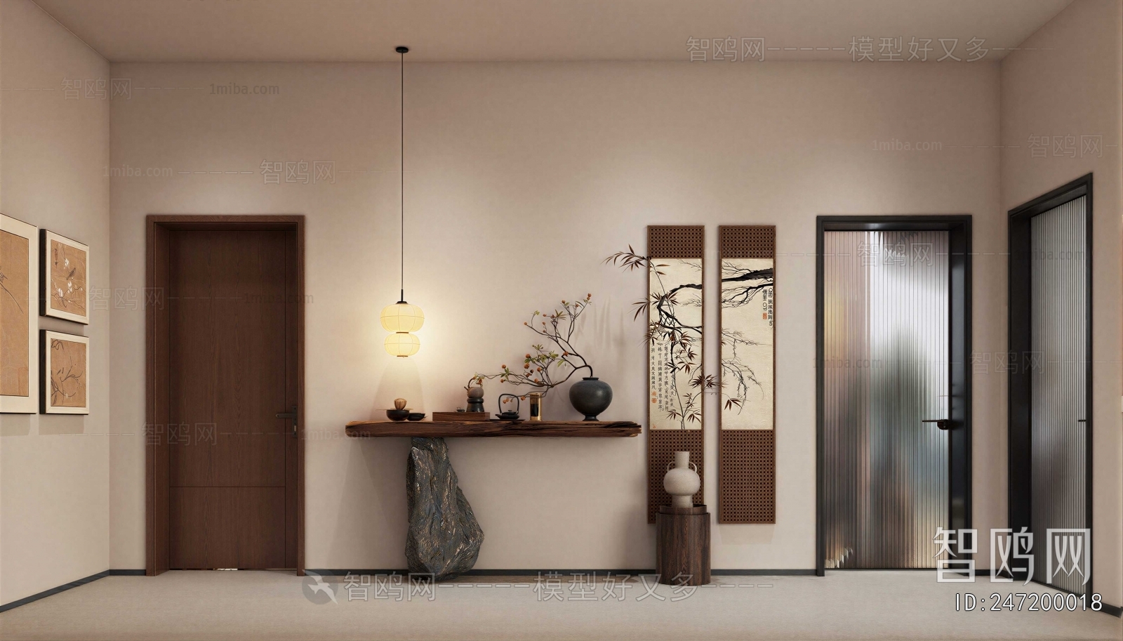 New Chinese Style Hallway