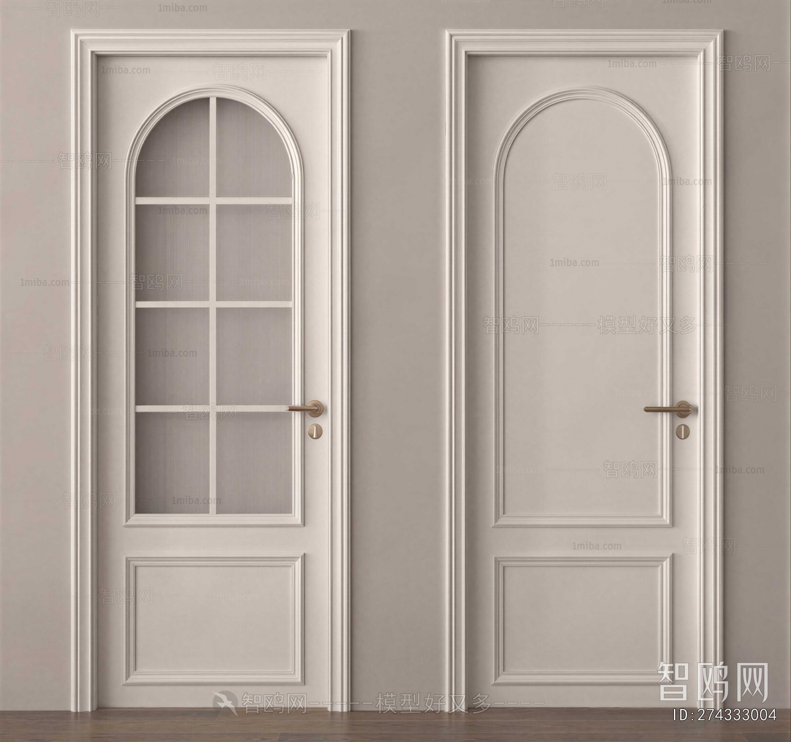 French Style Single Door
