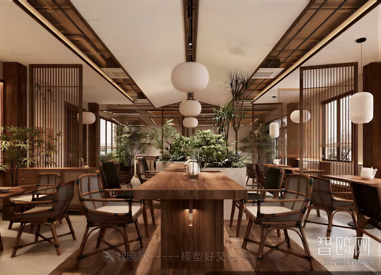 New Chinese Style Dining Room