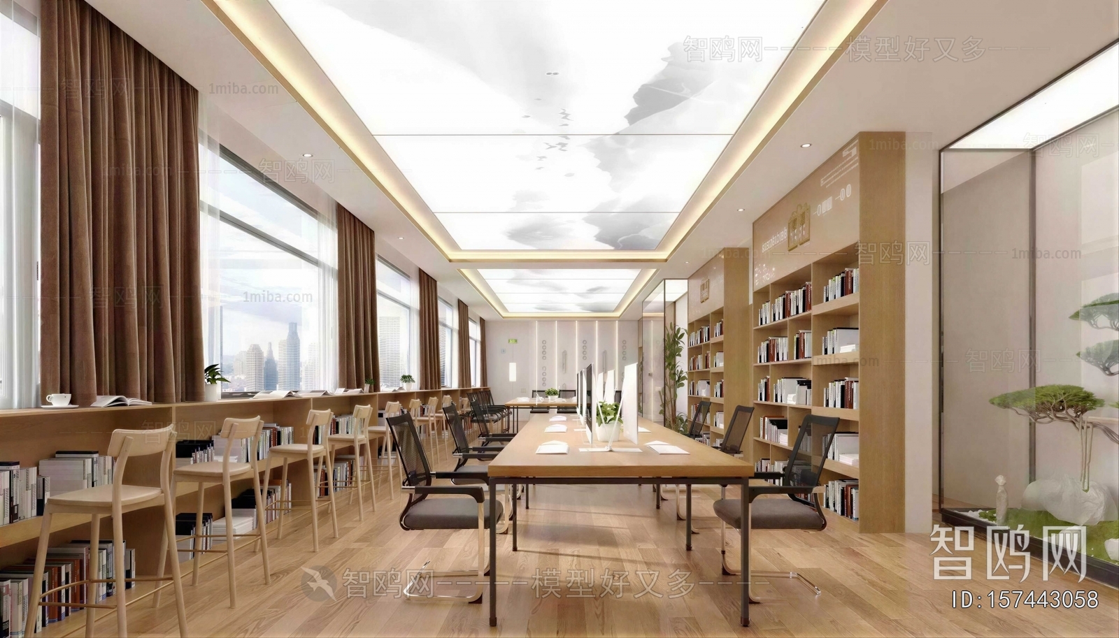 New Chinese Style Library
