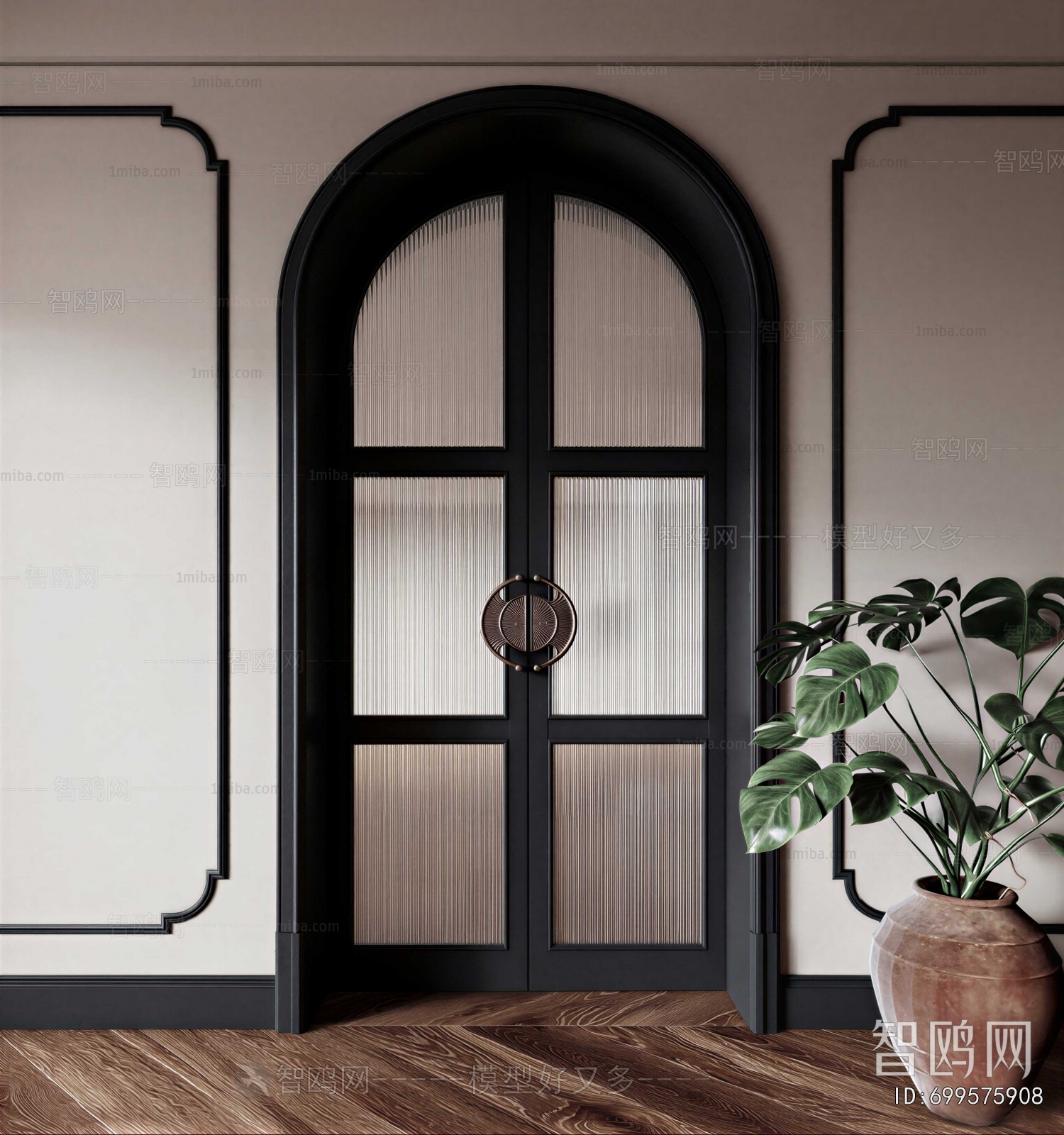 Modern Double Door