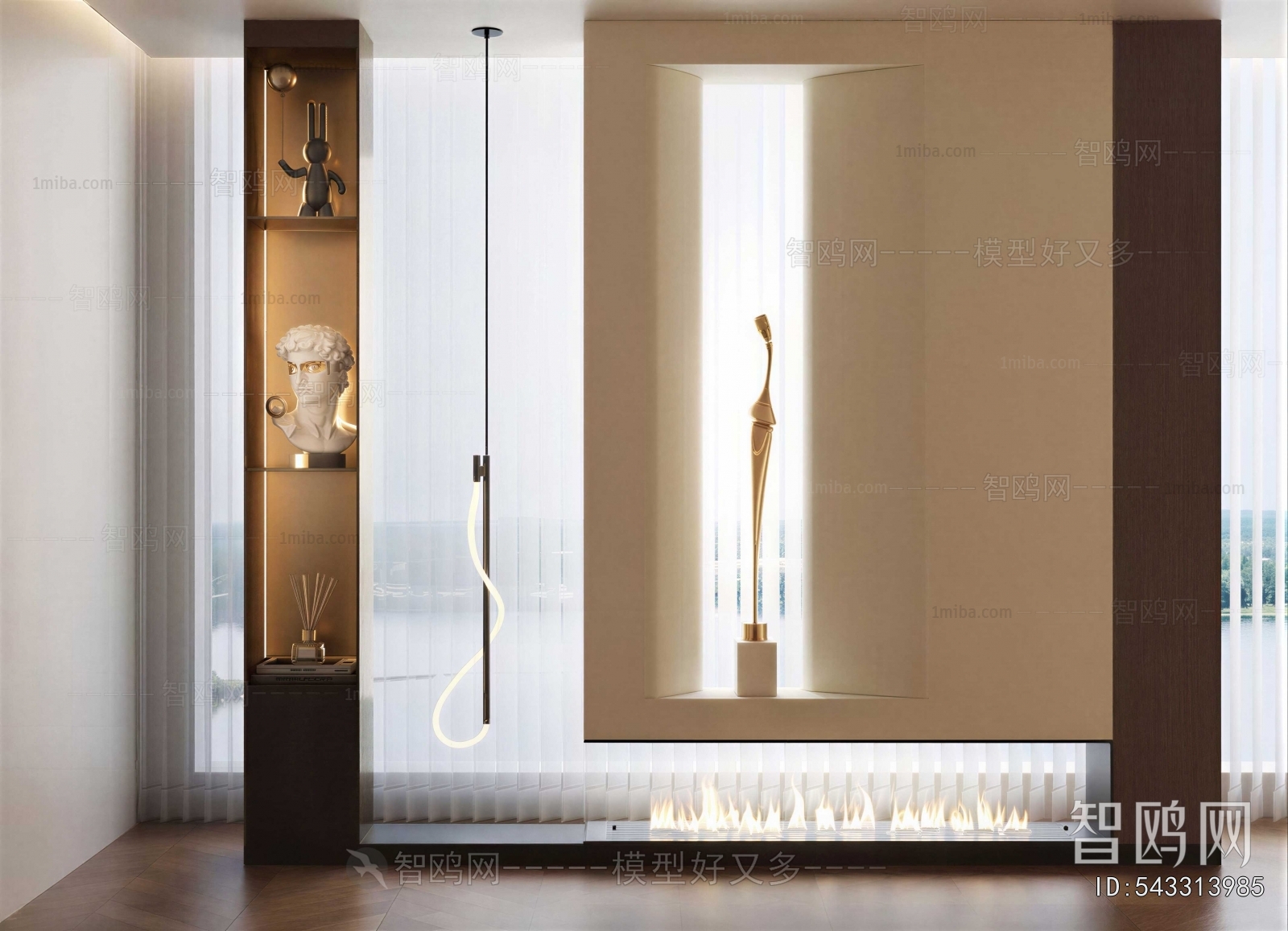 Modern Entrance Cabinet