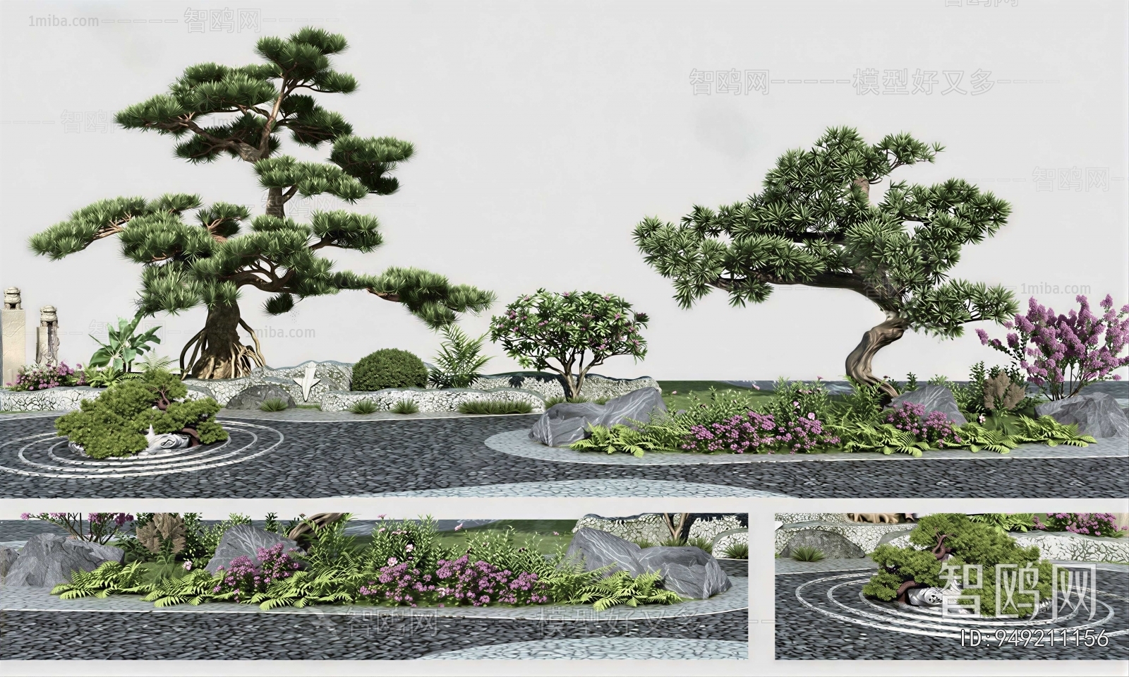 New Chinese Style Rockery Waterscape