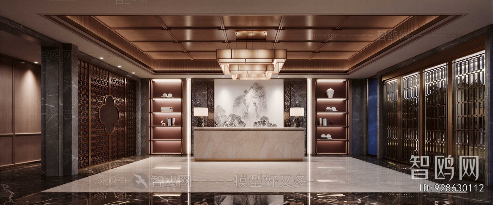 New Chinese Style Lobby Hall