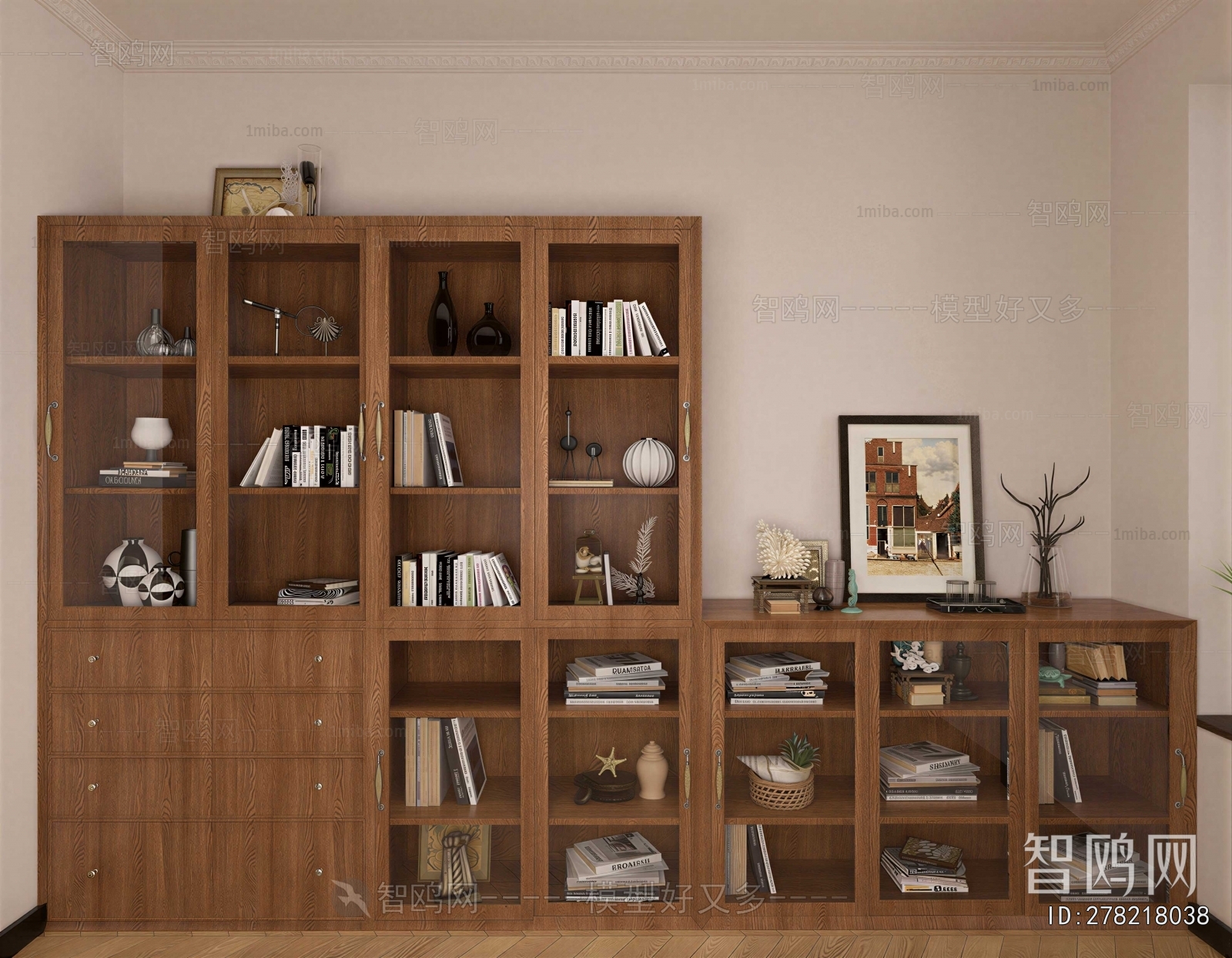 New Chinese Style Bookcase