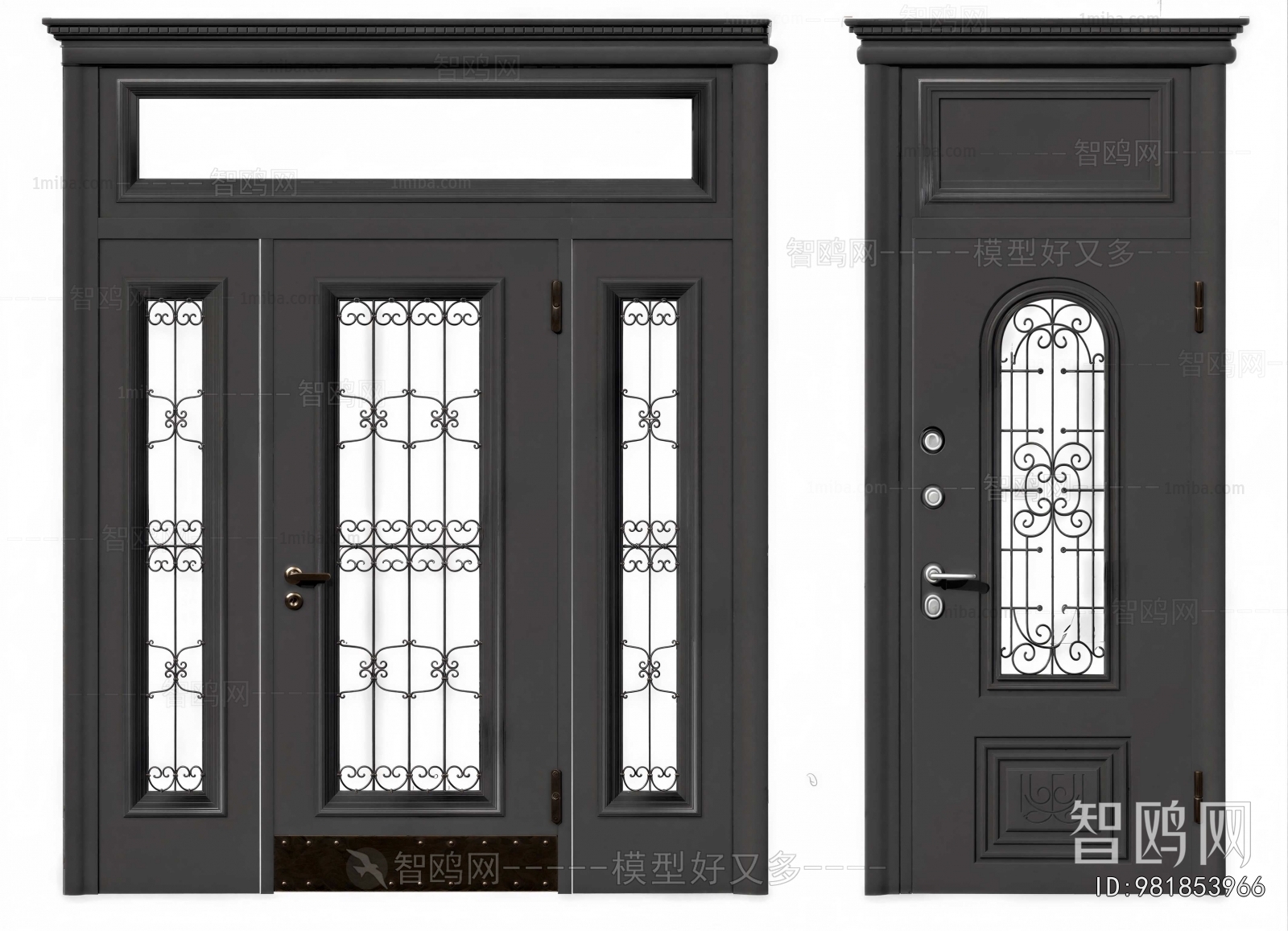 French Style Single Door