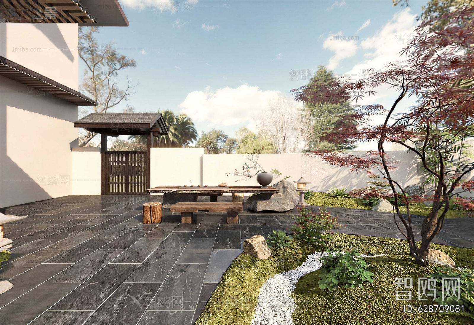 New Chinese Style Courtyard/landscape