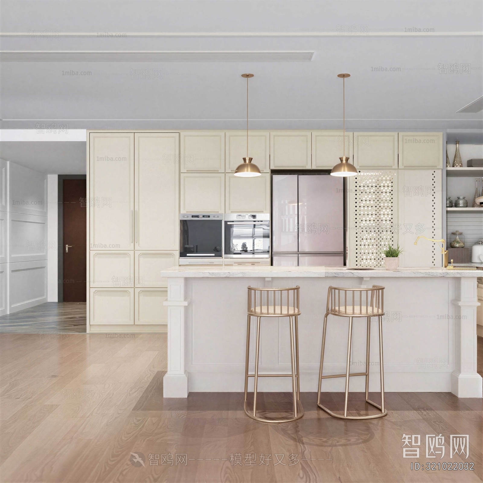 American Style Open Kitchen