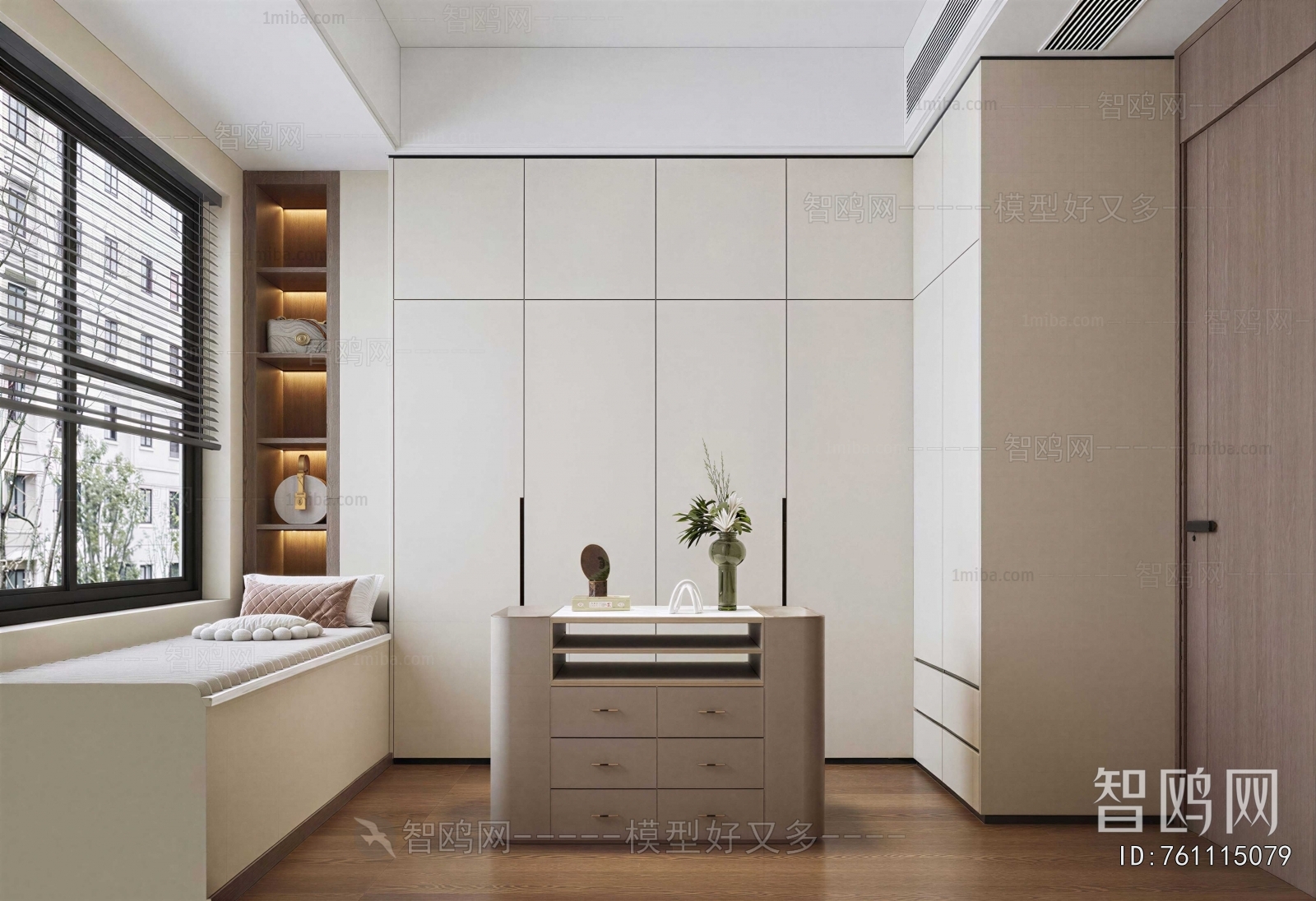 Modern Clothes Storage Area