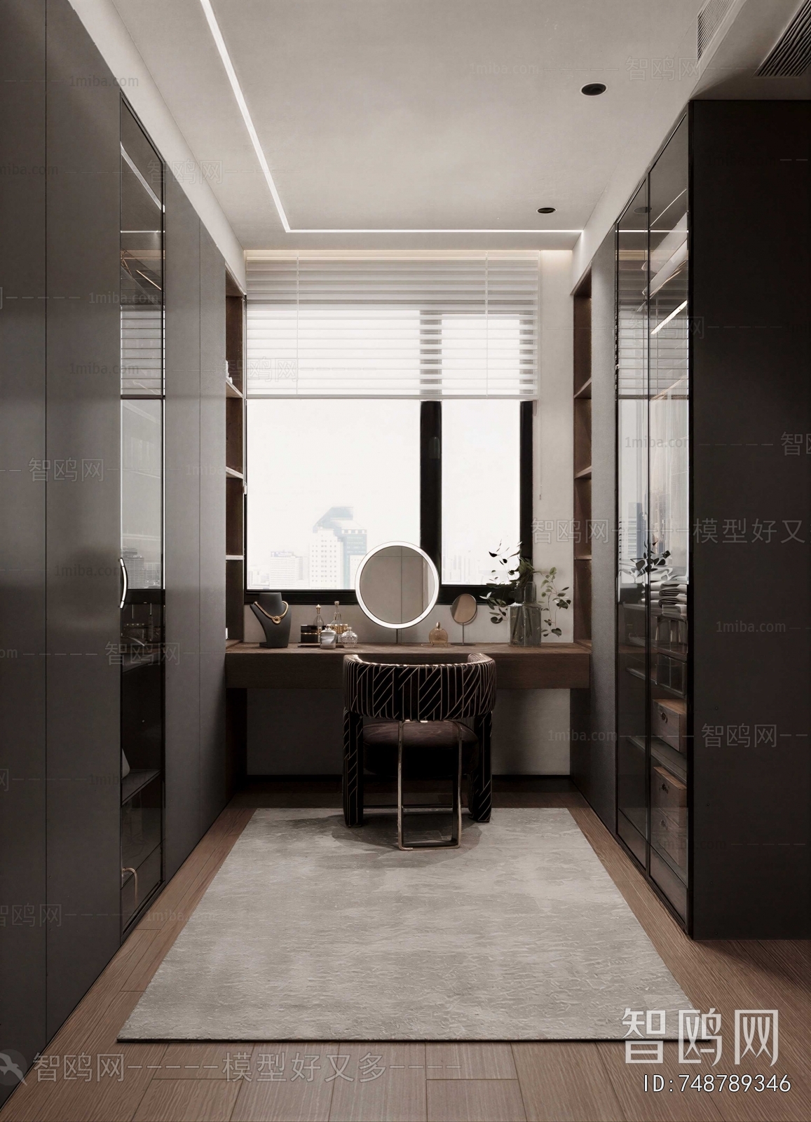 Modern Clothes Storage Area