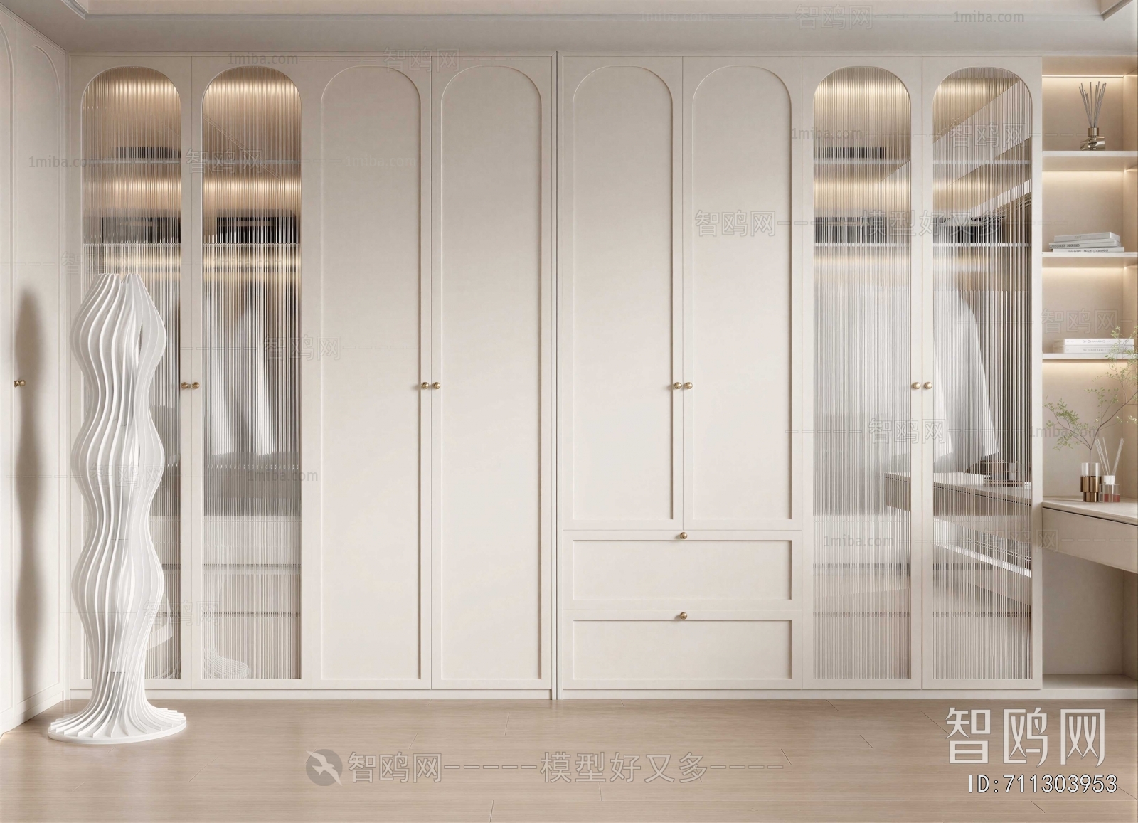 American Style Clothes Storage Area