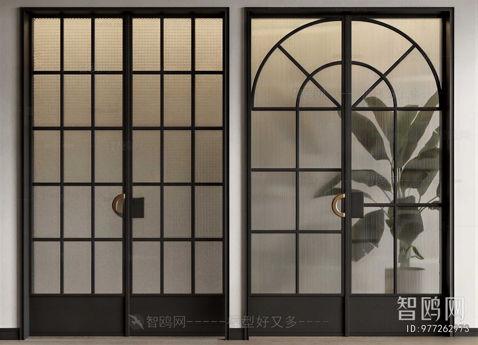 French Style Double Door