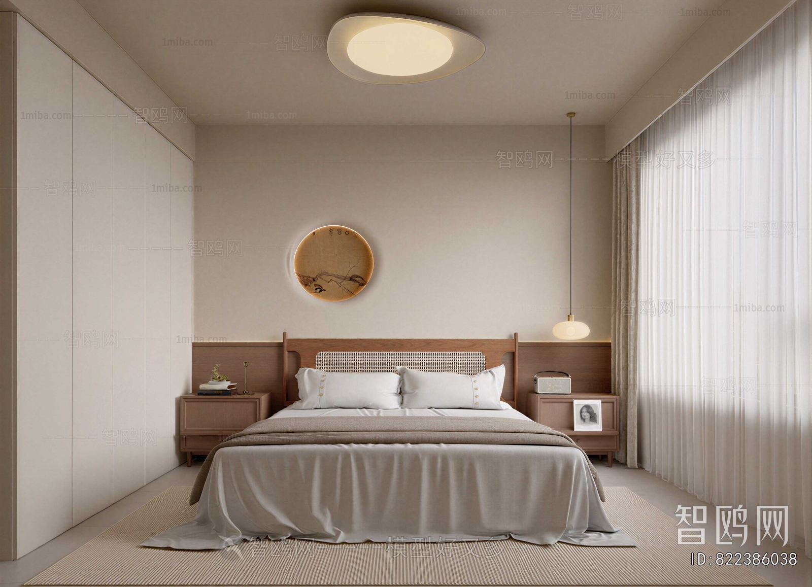 New Chinese Style Bedroom