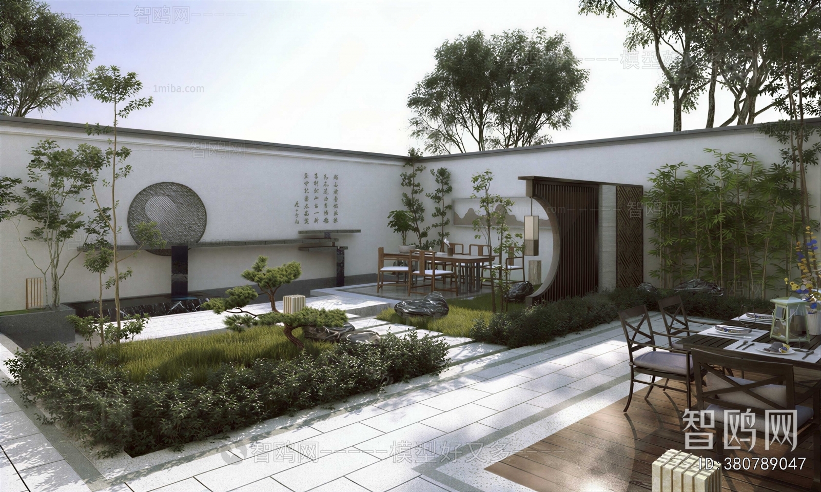 New Chinese Style Courtyard/landscape
