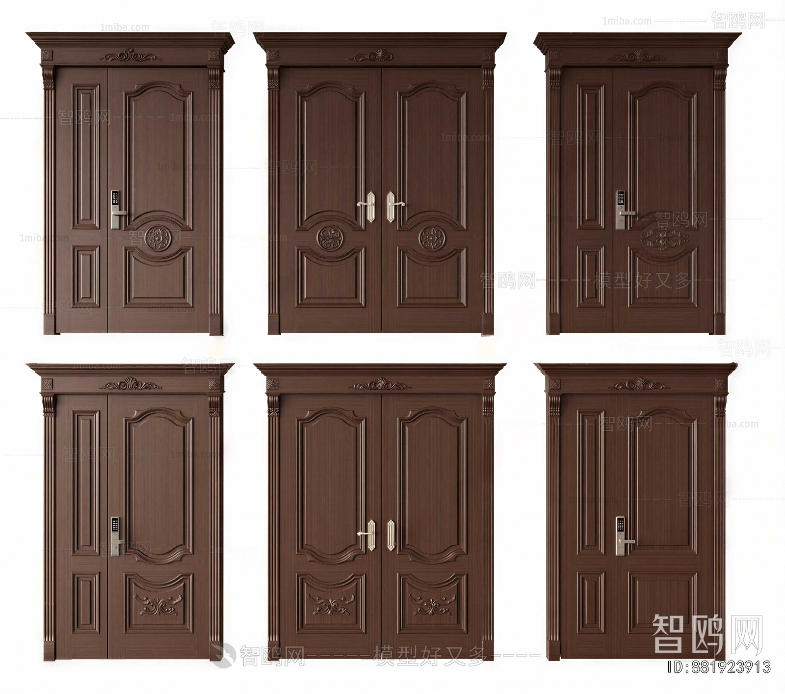 American Style Entrance Door