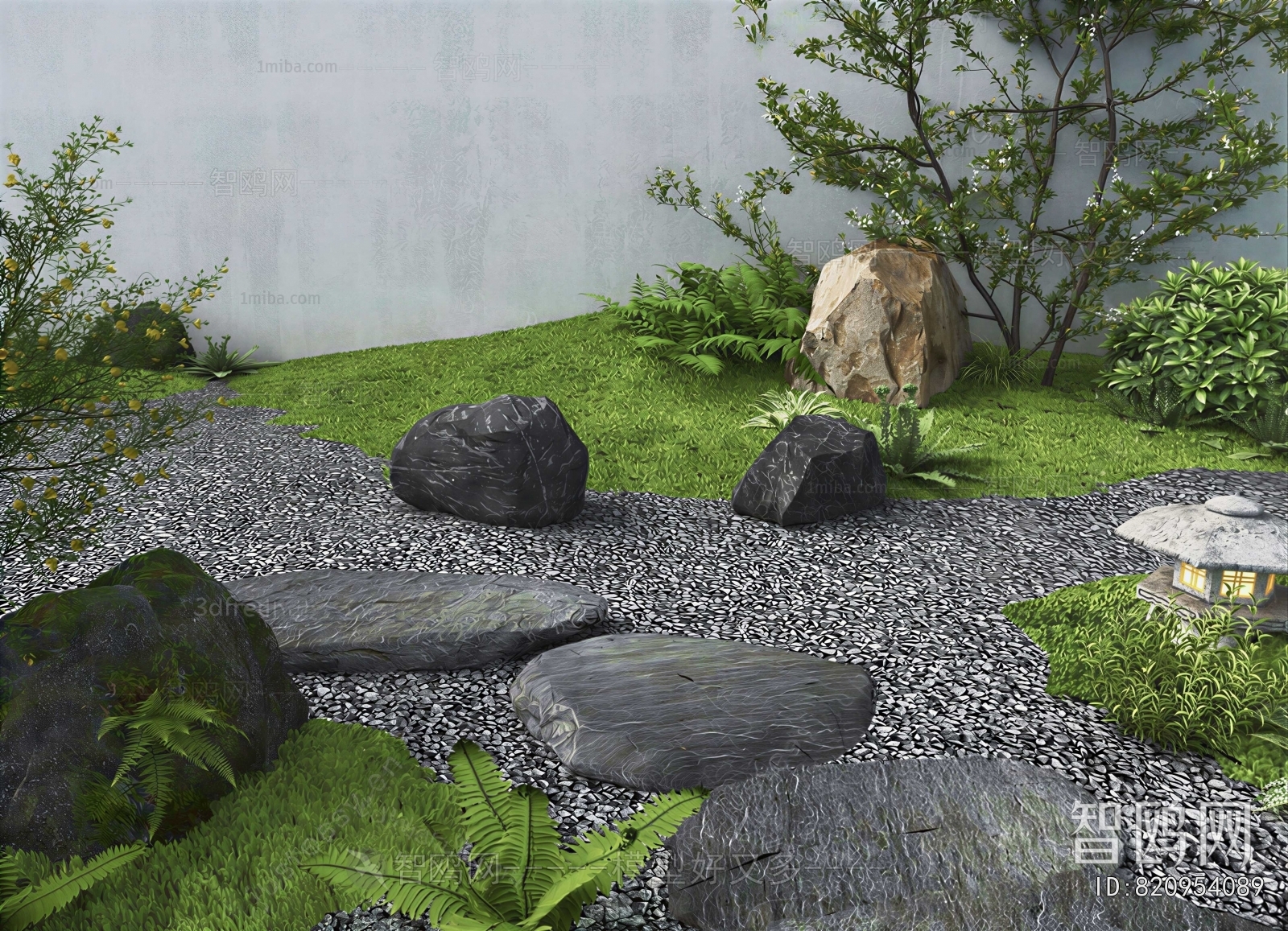 New Chinese Style Courtyard/landscape