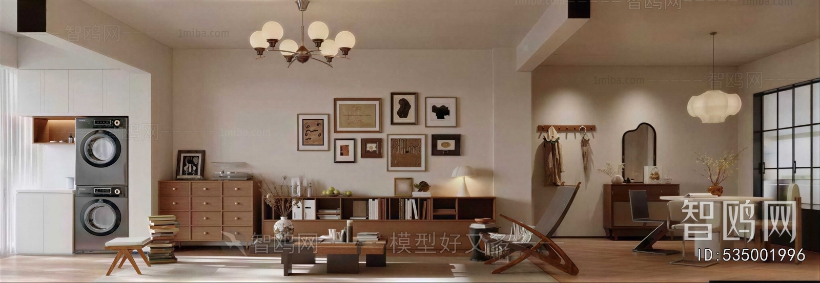 Wabi-sabi Style A Living Room