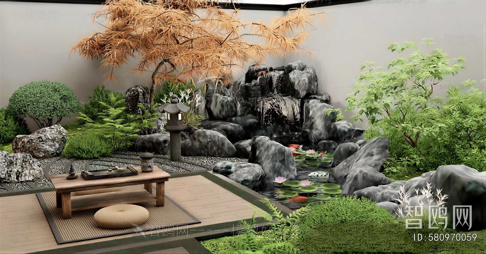 Japanese Style Courtyard/landscape