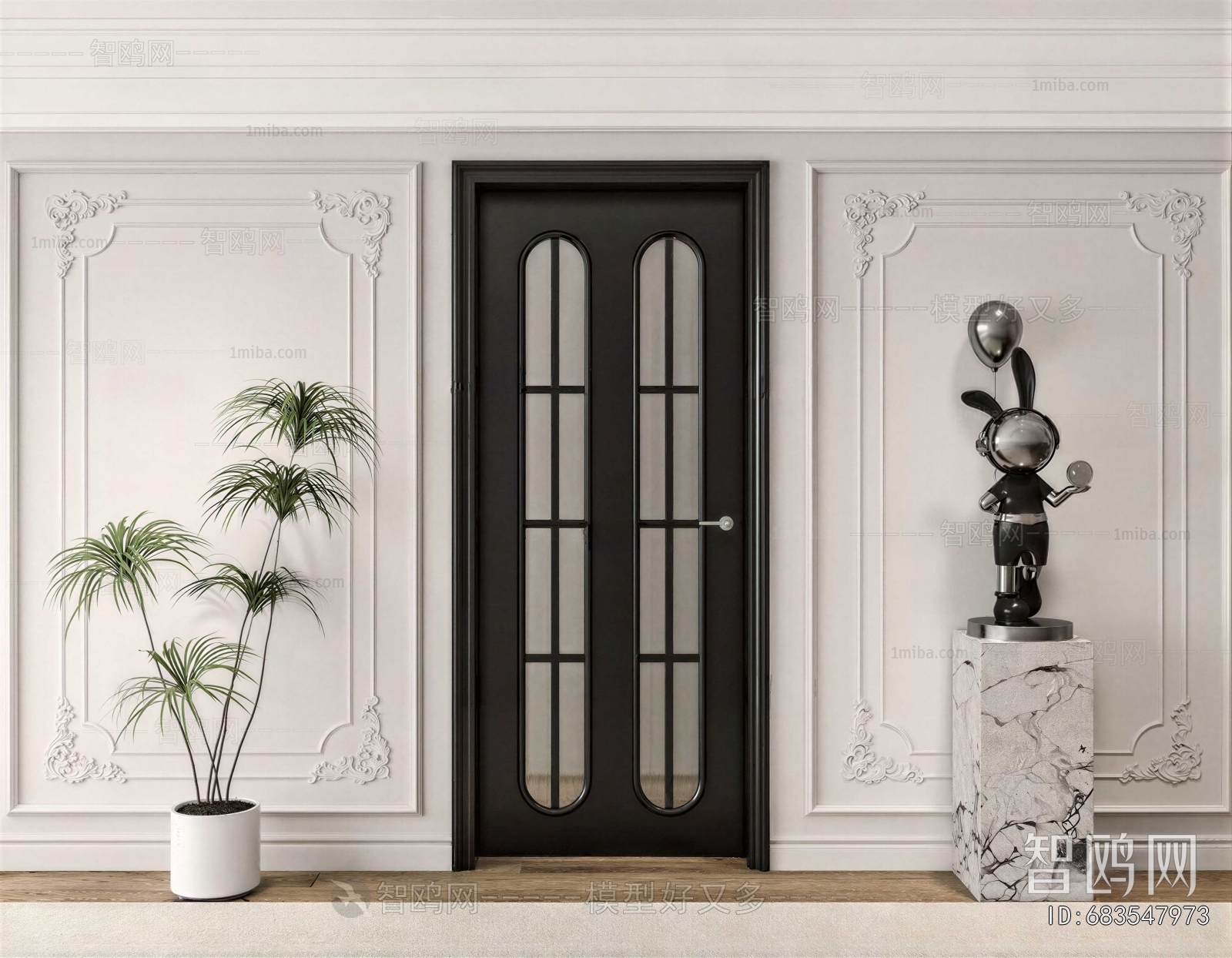 Modern Single Door