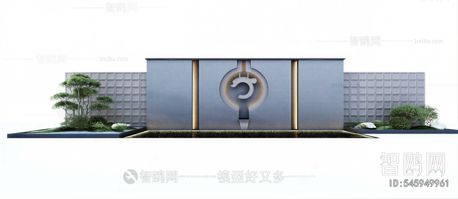 New Chinese Style Landscape Wall