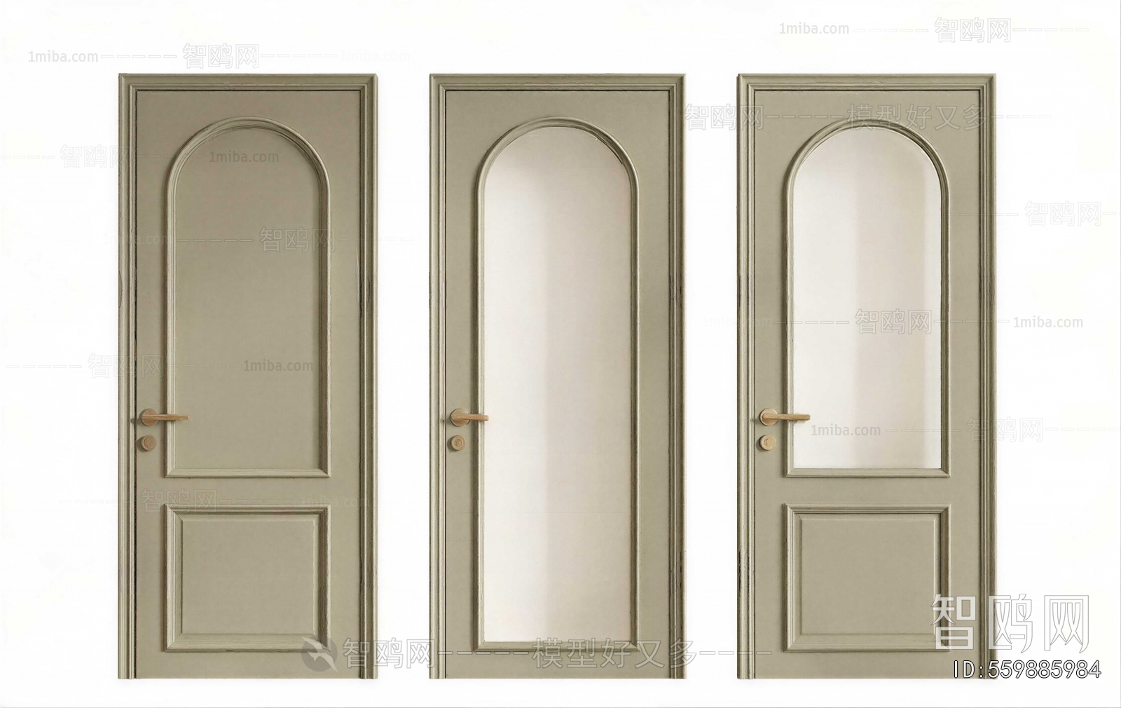 French Style Single Door