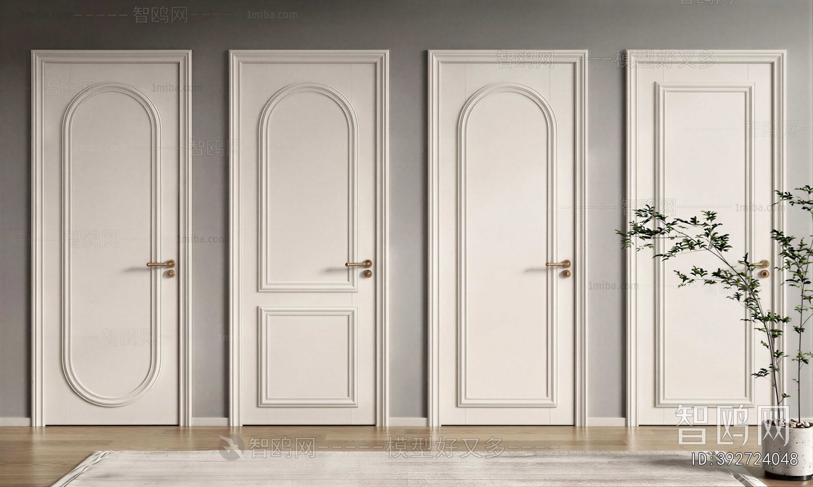 French Style Single Door