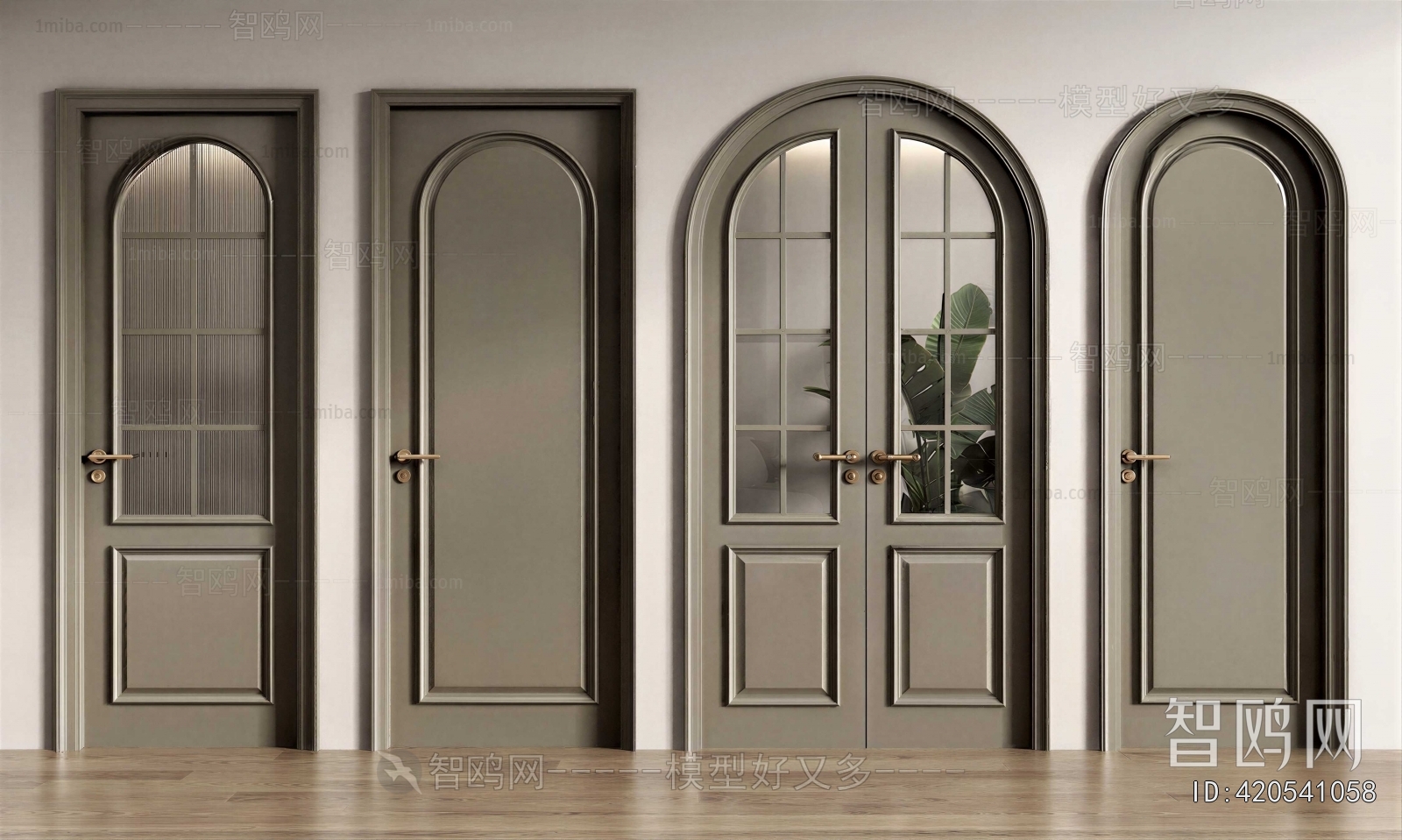 French Style Single Door
