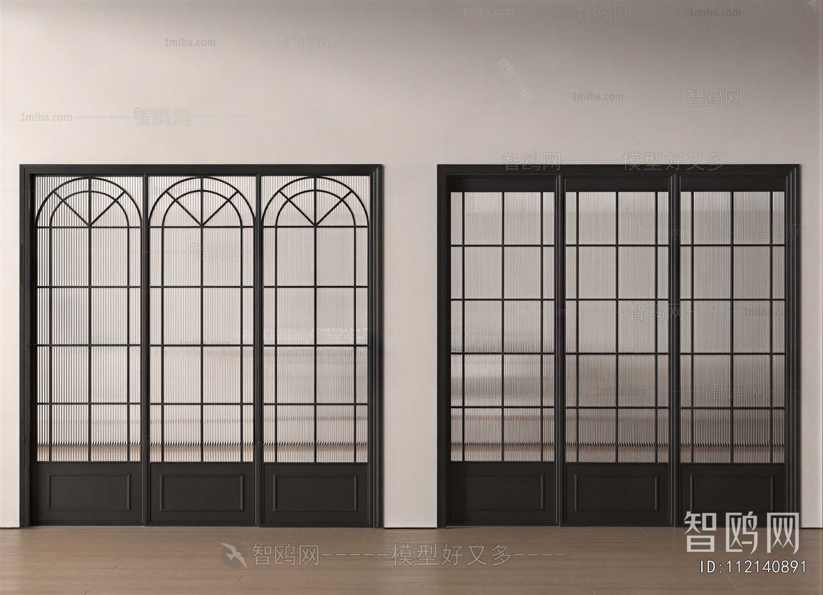 New Chinese Style Sliding Door