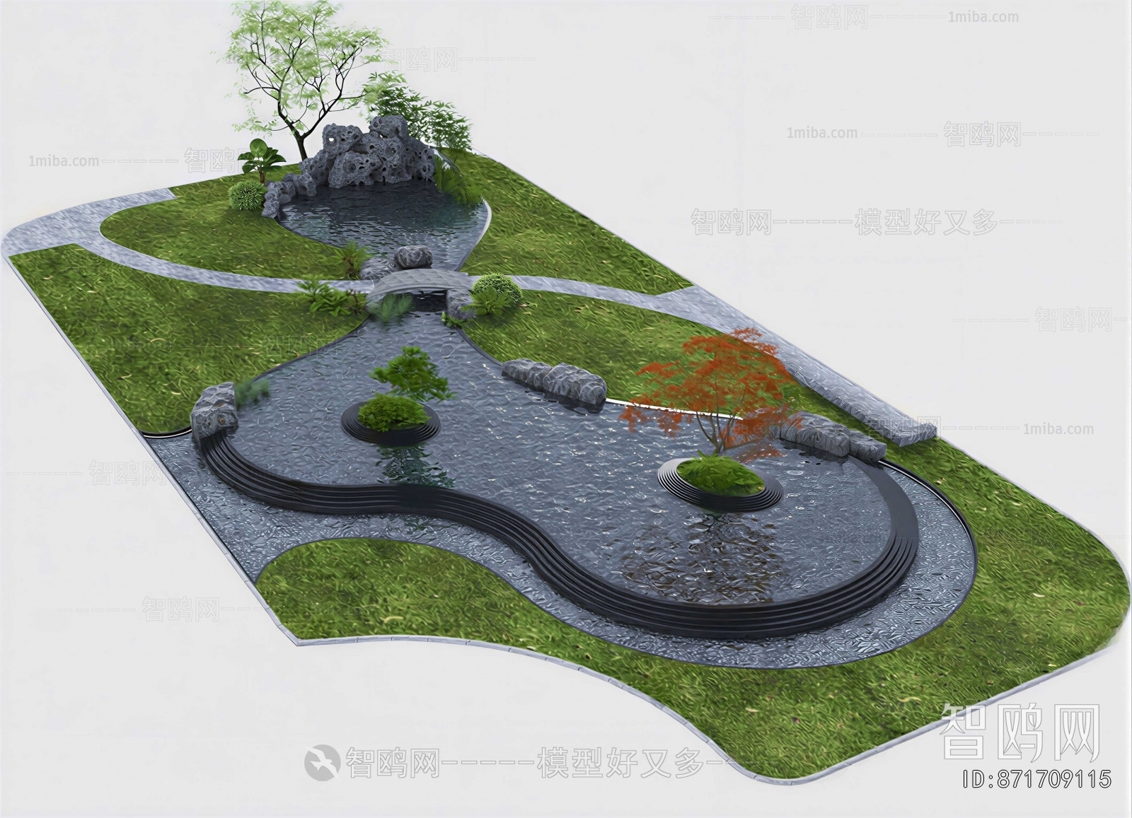 Modern Courtyard/landscape