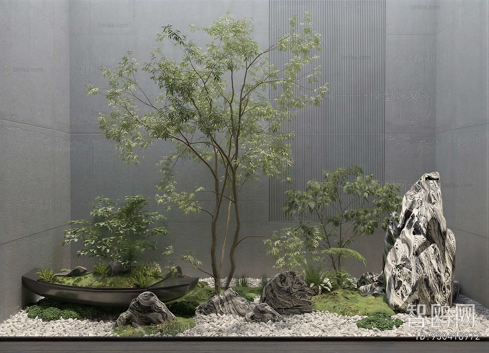 New Chinese Style Plant Landscaping