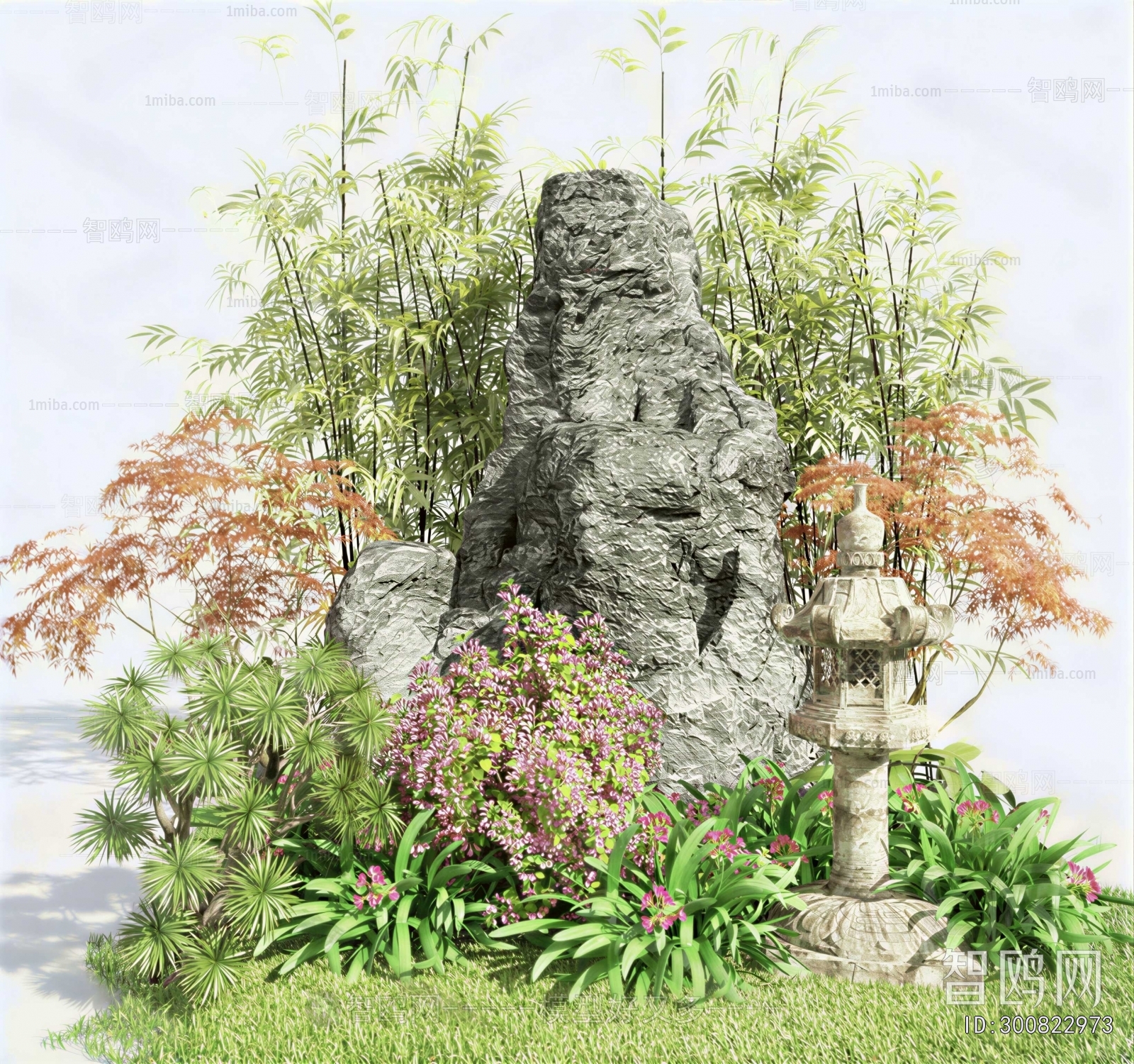 Japanese Style Rockery Waterscape