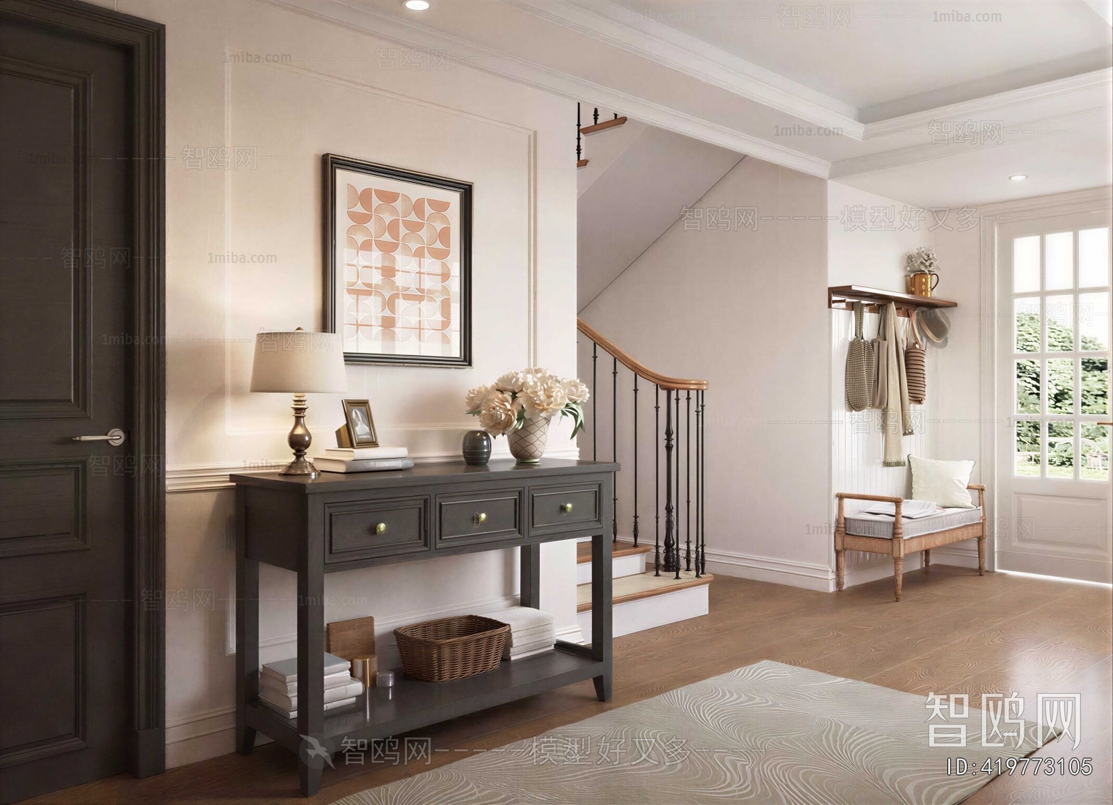 American Style Hallway