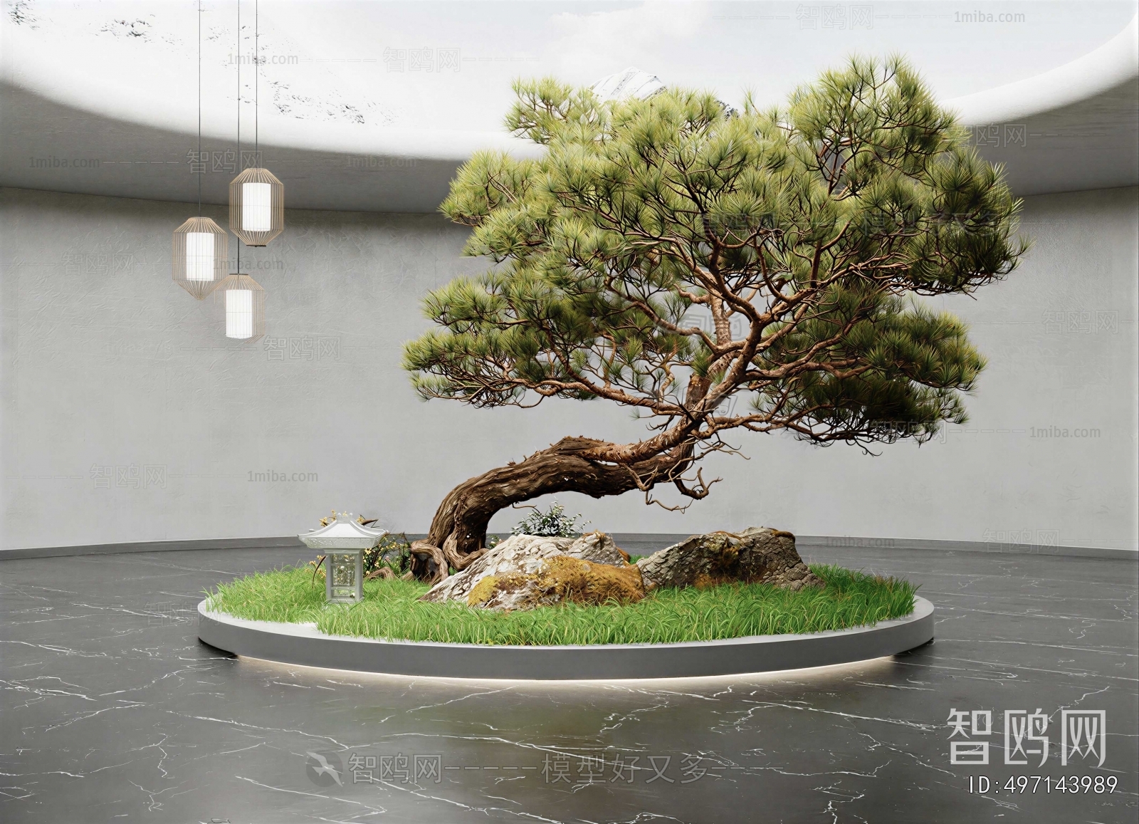 New Chinese Style Plant Landscaping