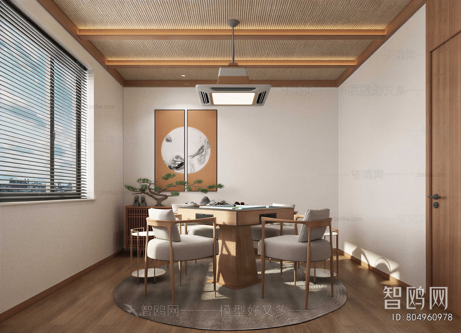 New Chinese Style Chess And Card Room