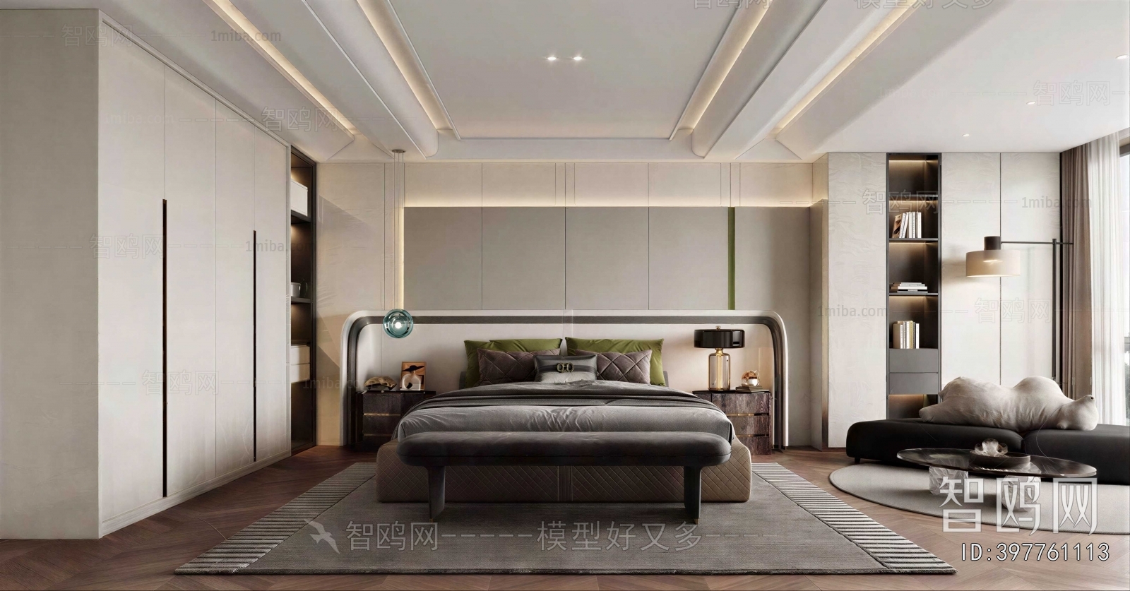 New Chinese Style Bedroom
