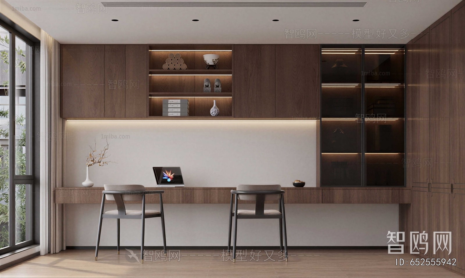 New Chinese Style Study Space