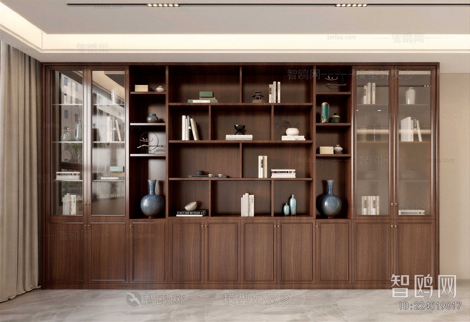 New Chinese Style Bookcase