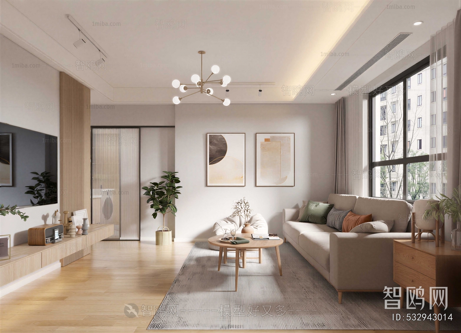 Nordic Style A Living Room