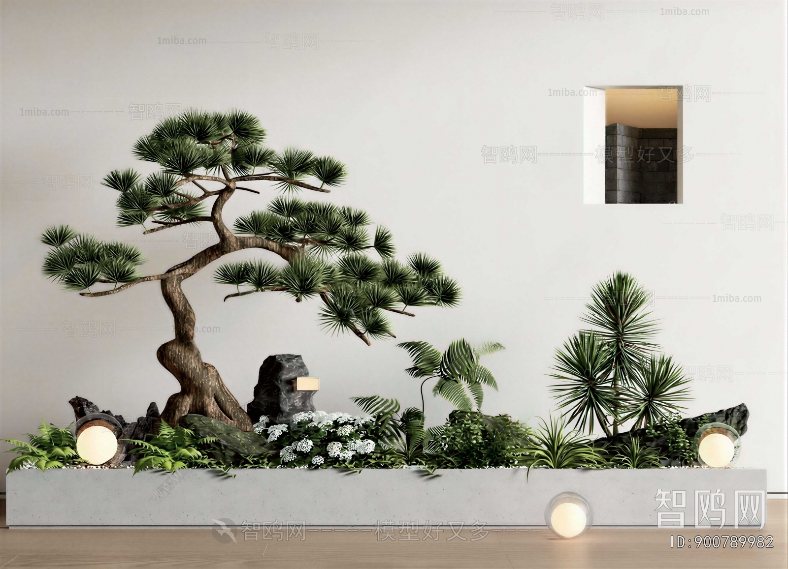 New Chinese Style Plant Landscaping