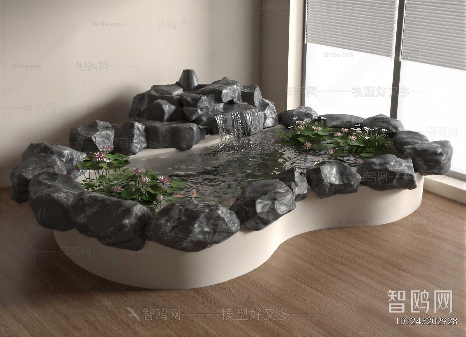 Modern Rockery Waterscape