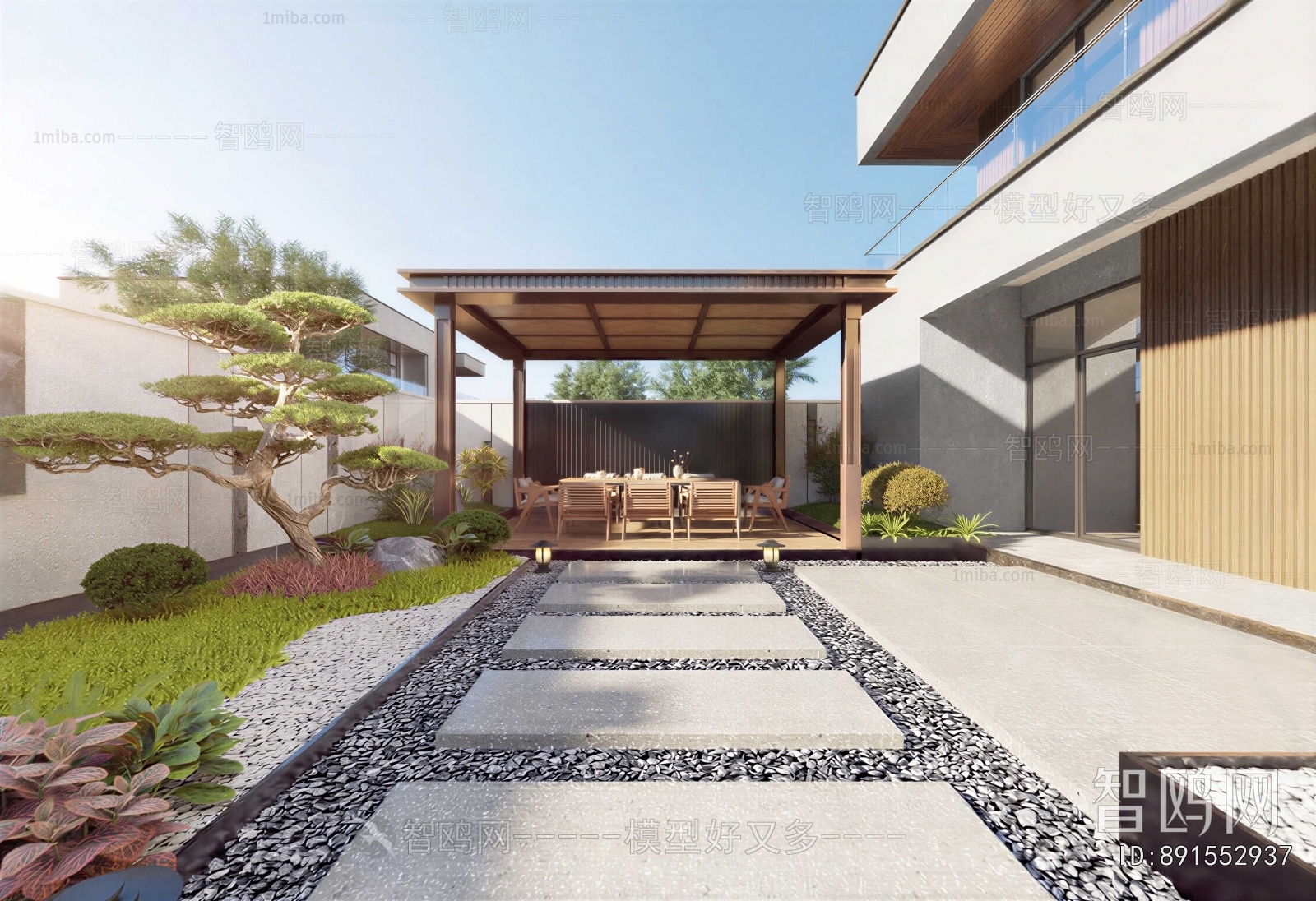 Modern Courtyard/landscape