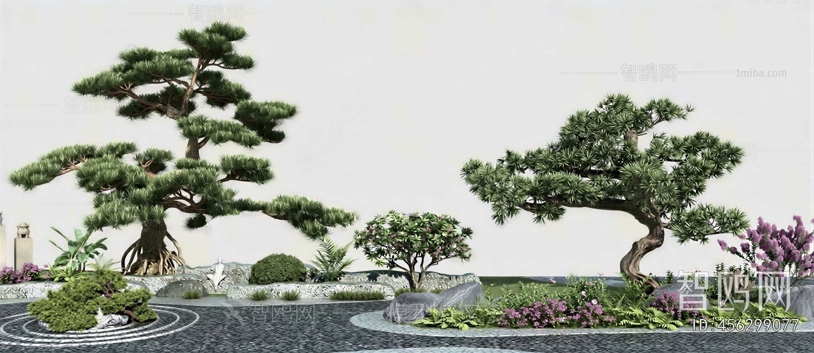 New Chinese Style Rockery Waterscape