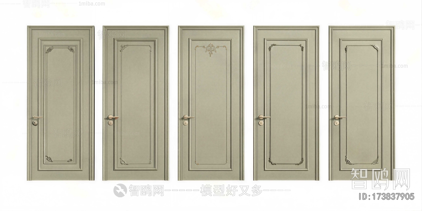 French Style Single Door