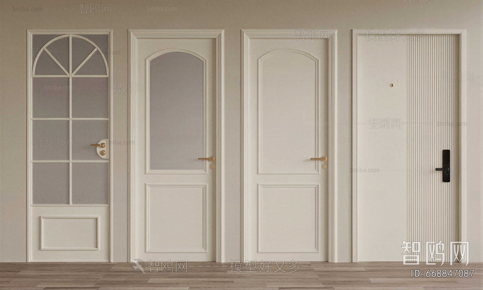 French Style Single Door