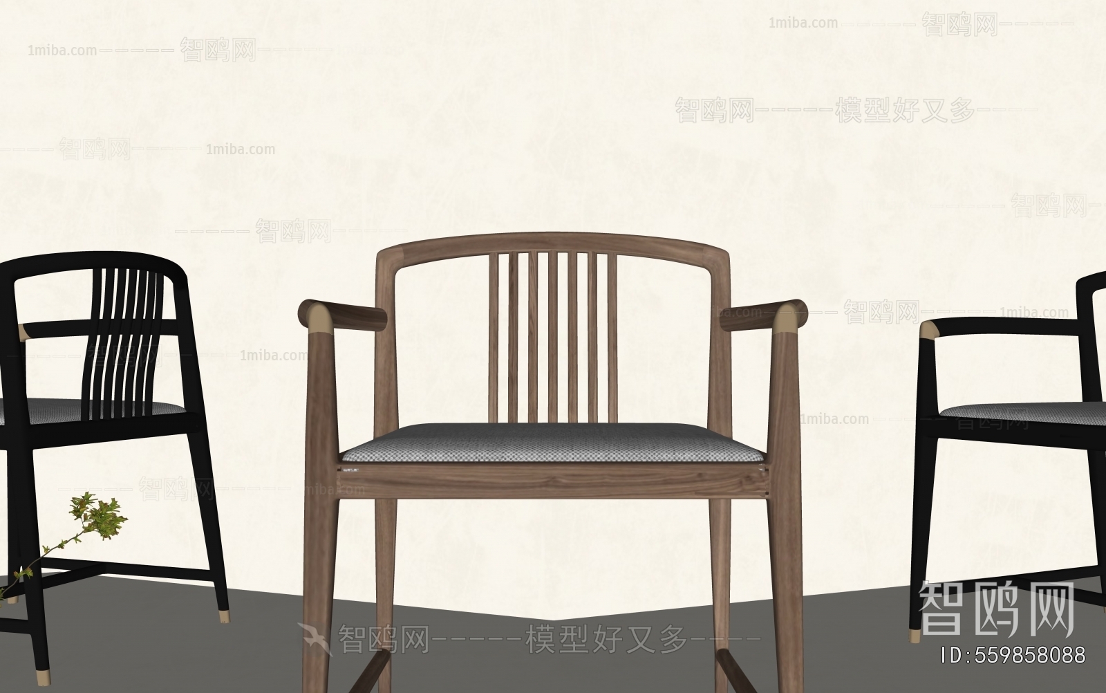 New Chinese Style Lounge Chair