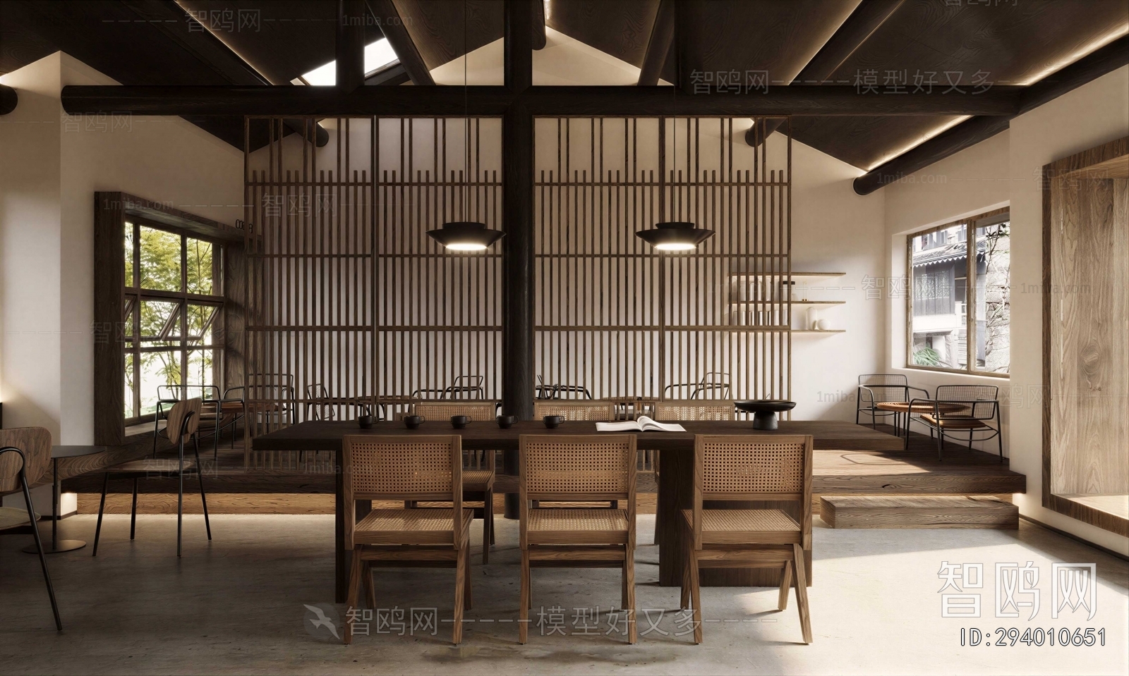 New Chinese Style Teahouse Tea House