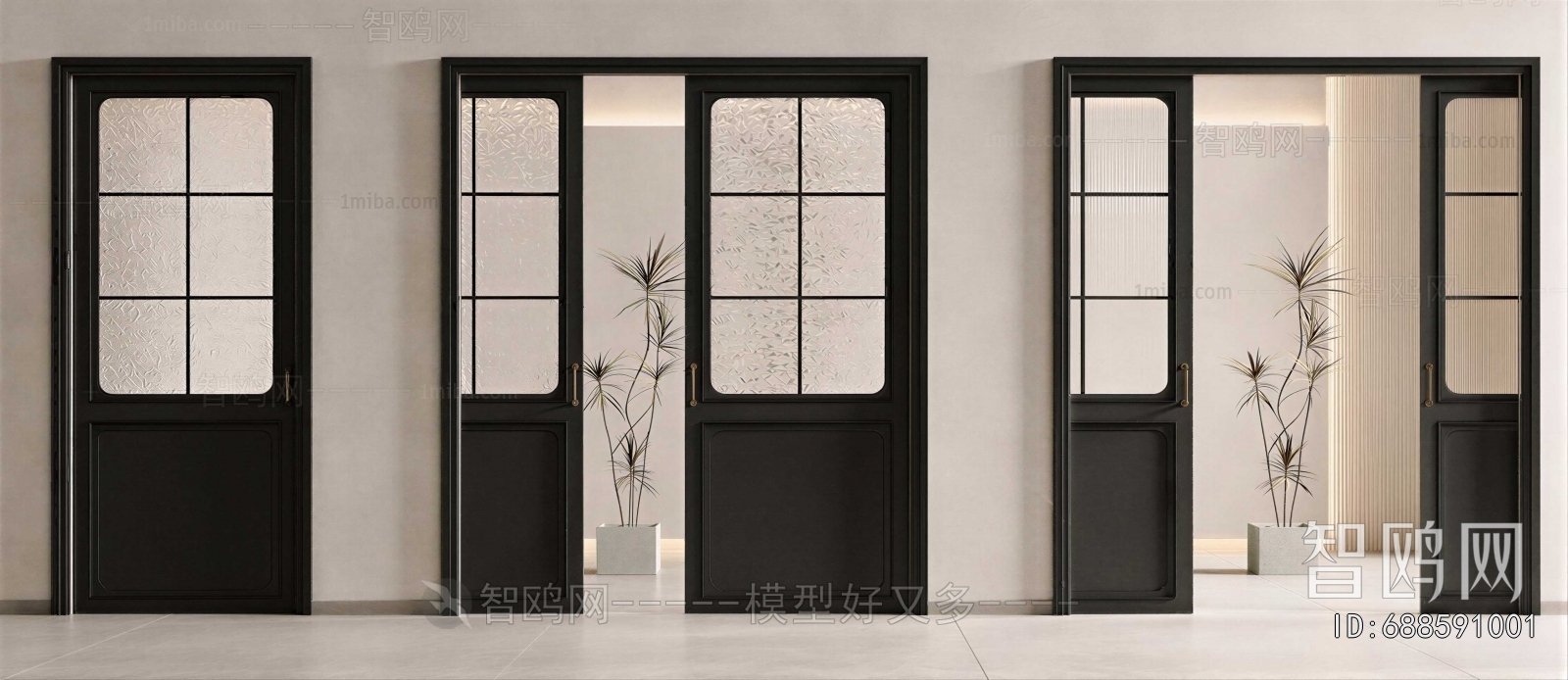 French Style Single Door